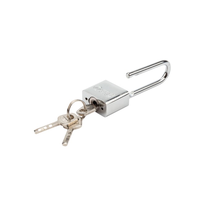 Замок навесной серия «Сталь» 30 мм длинная дужка ЧЕТЫРЕ СЕЗОНА