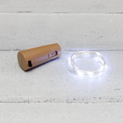 Гирлянда Роса с пробкой 2 м, 20 LED, белое свечение, 3хLR44 в комплекте NEON-NIGHT Гирлянда Роса с пробкой 2 м, 20 LED, белое свечение, 3хLR44 в комплекте NEON-NIGHT