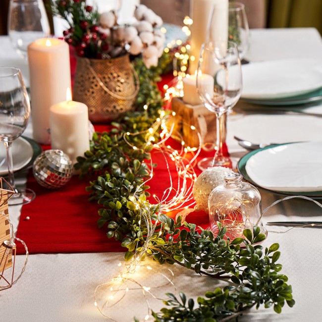 Гирлянда Роса с трансформатором 50 м, 500 LED, теплое белое свечение NEON-NIGHT Гирлянда Роса с трансформатором 50 м, 500 LED, теплое белое свечение NEON-NIGHT