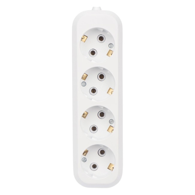 Колодка 4 гнезда c заземлением REXANT Колодка 4 гнезда c заземлением REXANT