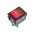 Выключатель клавишный 250V 30А (4с) ON-OFF красный с подсветкой (RWB-502)  REXANT