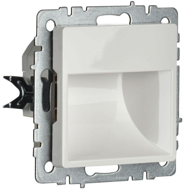 Подсветка светодиодная BRITE встраив. ПЛ20-БрБ механизм бел. IEK BR-FL20-K01