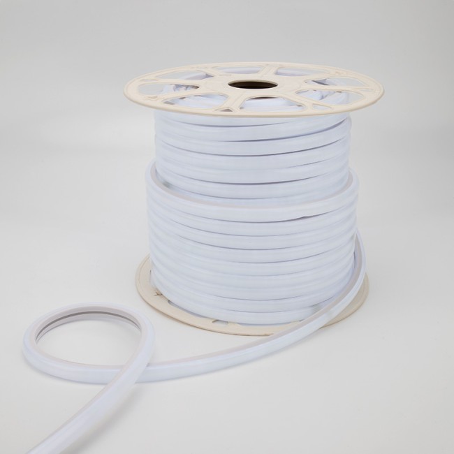 Гибкий неон LED SMD, форма – D, 16х16 мм, белый, 144 LED/м, бухта 50 м Гибкий неон LED SMD, форма – D, 16х16 мм, белый, 144 LED/м, бухта 50 м