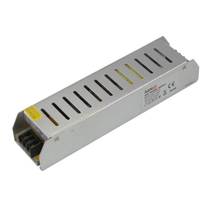 Источник питания компактный 12V, 120W с разъемами под винт (IP20)