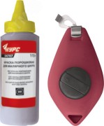 Шнур малярный отбойный, ABS пластиковый корпус 30 м + краска разметочная 115 гр Шнур малярный отбойный, ABS пластиковый корпус 30 м + краска разметочная 115 гр