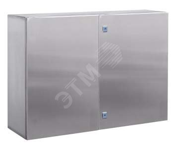 CE Шкаф навесной двухдверный 800 x 1000 x 200мм без фланца из нержавеющей стали (AISI 316)