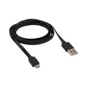 Кабель USB-micro USB/2,4A/PVC/black/1m/REXANT