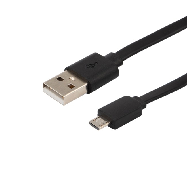 Кабель USB-micro USB/2,4A/PVC/black/1m/REXANT
