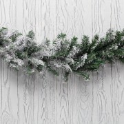 Заснеженный еловый шлейф NEON-NIGHT 2.7 м, Ø 26 см, ПВХ Заснеженный еловый шлейф NEON-NIGHT 2.7 м, Ø 26 см, ПВХ