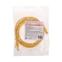Патч-корд U/UTP CAT 6, RJ45-RJ45, 26AWG, LSZH, желтый, 3м REXANT