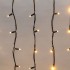 Гирлянда светодиодная Бахрома (Айсикл), 5,6x0,9м, 240 LED ТЕПЛЫЙ БЕЛЫЙ, черный КАУЧУК 3,3мм, IP67, эффект мерцания, 230В NEON-NIGHT (нужен шнур питания 315-000)