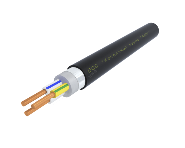 Кабель силовой ВВГЭанг(А)-LS 3х25.0 ок(N.PE)-0.66 Ч. бар