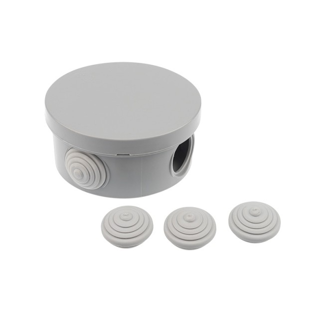 Коробка распаячная ОУ, D 85х40мм, IP54 (УПр 85/40.1.3) REXANT Коробка распаячная ОУ, D 85х40мм, IP54 (УПр 85/40.1.3) REXANT