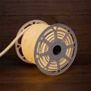 Гибкий неон LED SMD, форма – D, 16х16 мм, теплый белый, 144 LED/м, бухта 50 м Гибкий неон LED SMD, форма – D, 16х16 мм, теплый белый, 144 LED/м, бухта 50 м