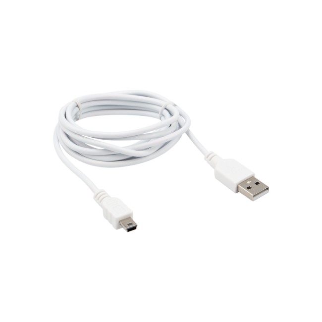 Кабель USB-mini USB/PVC/white/1,8m/REXANT