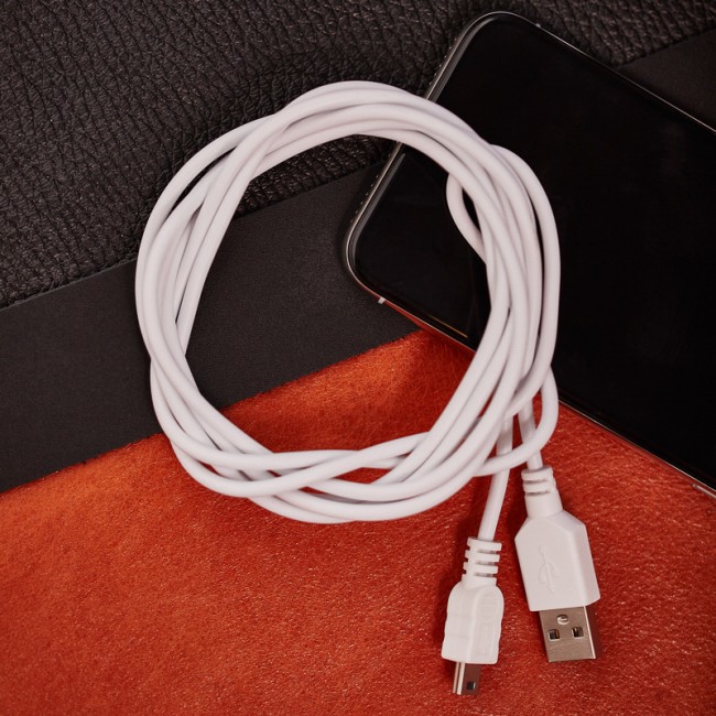 Кабель USB-mini USB/PVC/white/1,8m/REXANT
