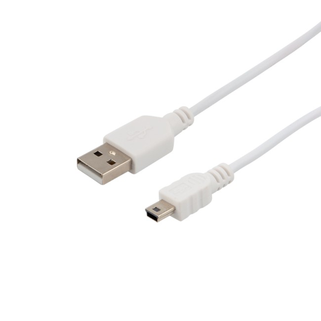 Кабель USB-mini USB/PVC/white/1,8m/REXANT