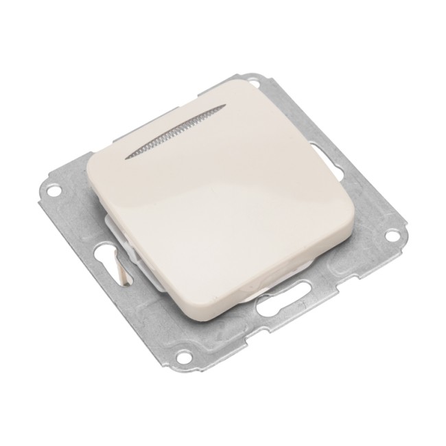 DEA Выключатель 1кл (инд) с/у 10А мех. Беж KRANZ DEA Выключатель 1кл (инд) с/у 10А мех. Беж KRANZ