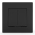 Выключатель 2-кл. СП Pixel 10А IP20 в сборе карбон TOKOV ELECTRIC TKE-PX-V2F-C14
