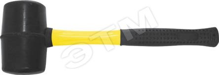 Киянка резиновая, фиберглассовая ручка 45 мм (230 гр)