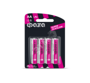 Элемент питания LR 6 (AA) ФАZА Super Alkaline блистер, 4 шт. Элемент питания LR 6 (AA) ФАZА Super Alkaline блистер, 4 шт.