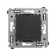 Кнопка одноклавишная в стену, ''Avanti'', ''Черный матовый'' Кнопка одноклавишная в стену, ''Avanti'', ''Черный матовый''