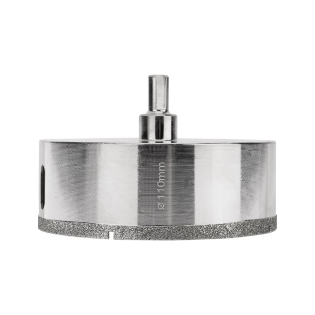 Коронка алмазная 110мм по керамограниту с центровочным сверлом KRANZ Коронка алмазная 110мм по керамограниту с центровочным сверлом KRANZ