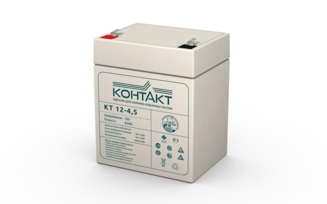 Аккумулятор ОПС 12В 4.5А.ч КТ 12-4.5 Контакт Аккумулятор ОПС 12В 4.5А.ч КТ 12-4.5 Контакт
