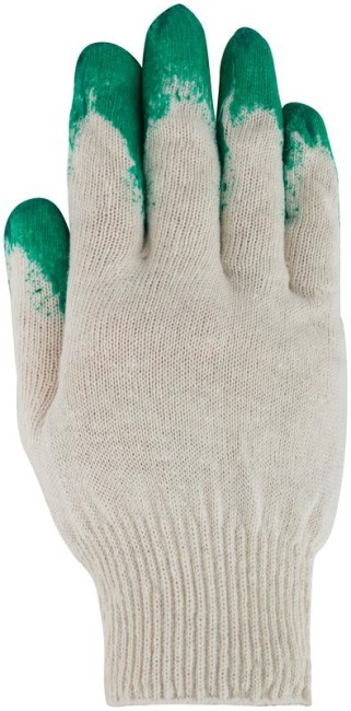 Перчатки вязаные с резиновой заливкой наладонника х/б 12470 Перчатки вязаные с резиновой заливкой наладонника х/б 12470