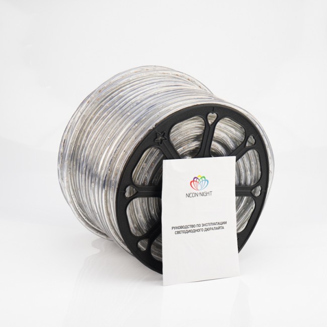 Дюралайт LED, постоянное свечение (2W) – теплый белый, 36 LED/м, бухта 100 м Дюралайт LED, постоянное свечение (2W) – теплый белый, 36 LED/м, бухта 100 м