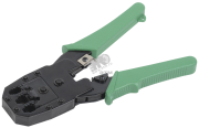 Инструмент обжим для RJ45 RJ12 RJ11 ручка ПВХ зеленый Инструмент обжим для RJ45 RJ12 RJ11 ручка ПВХ зеленый