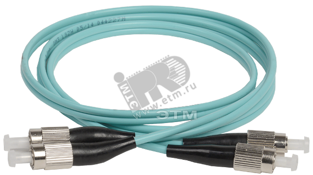 Патч-корд оптический 50/125 (OM3) FC/UPC-FC/UPC (Duplex) 20м