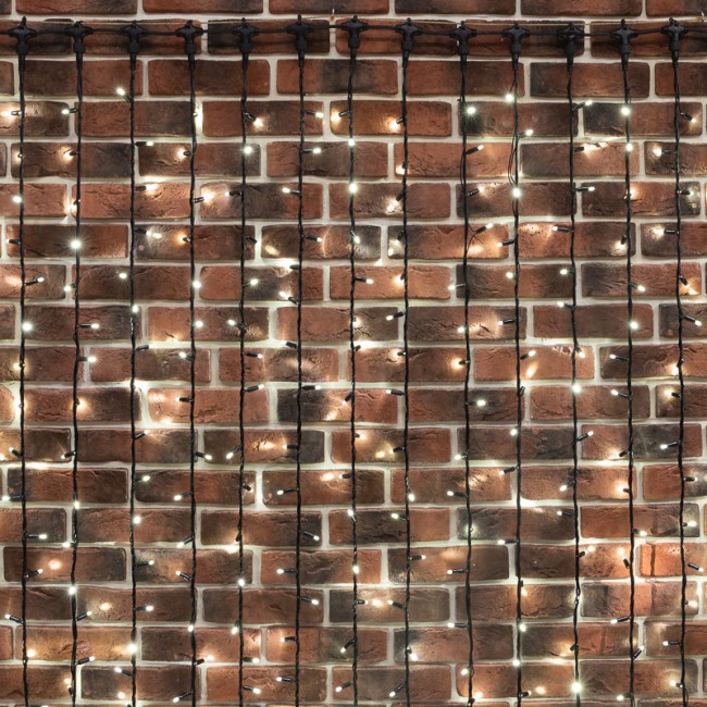 Гирлянда Светодиодный Дождь 2х6м, эффект водопада, черный провод, 230 В, диоды БЕЛЫЕ (контроллер в комплекте) Гирлянда Светодиодный Дождь 2х6м, эффект водопада, черный провод, 230 В, диоды БЕЛЫЕ (контроллер в комплекте)