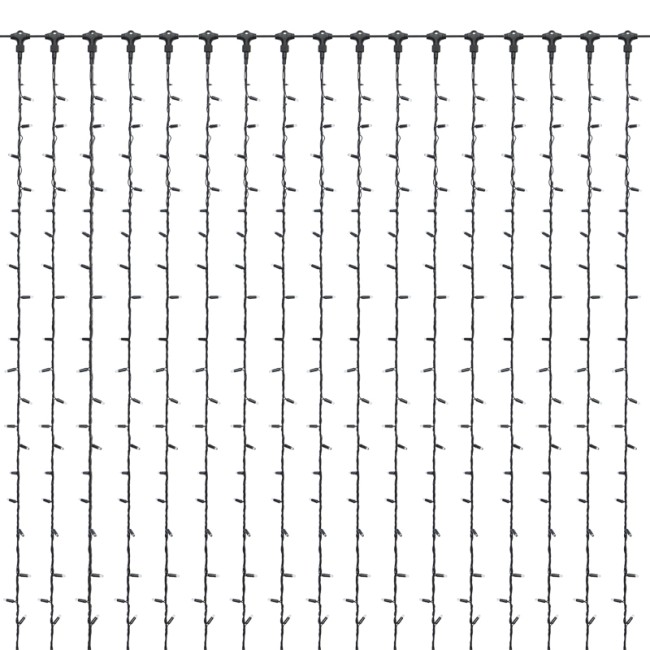Гирлянда Светодиодный Дождь 2х6м, эффект водопада, черный провод, 230 В, диоды БЕЛЫЕ (контроллер в комплекте) Гирлянда Светодиодный Дождь 2х6м, эффект водопада, черный провод, 230 В, диоды БЕЛЫЕ (контроллер в комплекте)