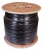 Кабель витая пара U/UTP, CAT 5, PE, 16PR, 24AWG, OUTDOOR, SOLID, черный, 305м, REXANT