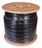 Кабель витая пара U/UTP, CAT 5, PE, 16PR, 24AWG, OUTDOOR, SOLID, черный, 305м, REXANT