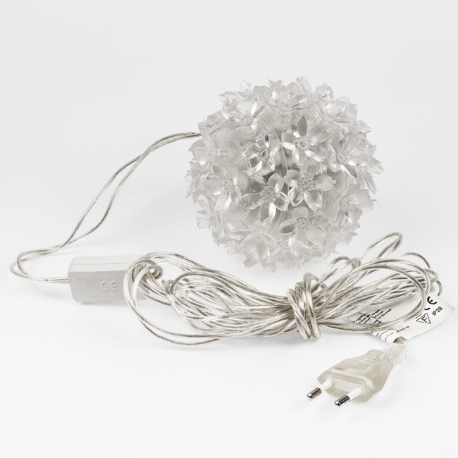 Шар светодиодный 220V, диаметр 12 см, 50 светодиодов, цвет белый Шар светодиодный 220V, диаметр 12 см, 50 светодиодов, цвет белый