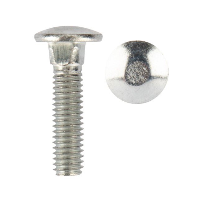 Болт мебельный KRANZ DIN 603, 6х25, короб (50 шт./уп.) Болт мебельный KRANZ DIN 603, 6х25, короб (50 шт./уп.)