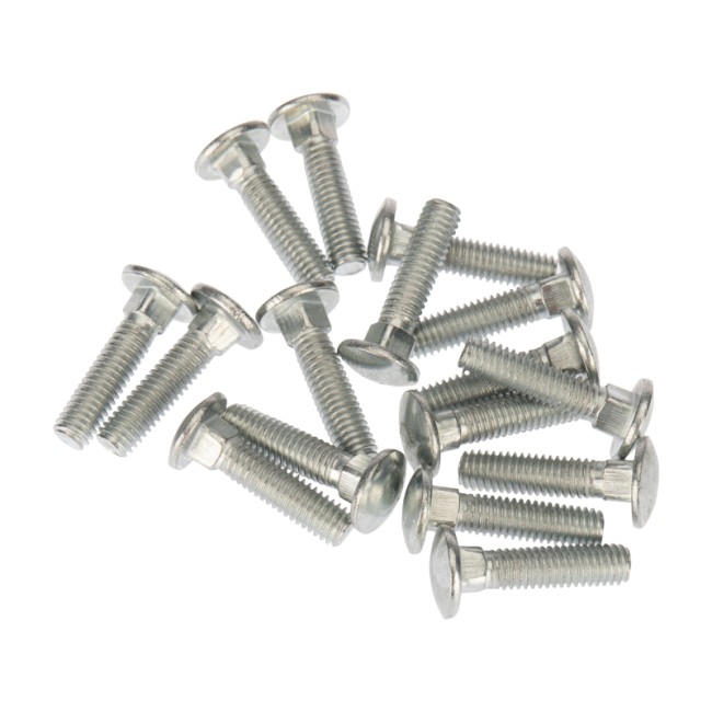 Болт мебельный KRANZ DIN 603, 6х25, короб (50 шт./уп.) Болт мебельный KRANZ DIN 603, 6х25, короб (50 шт./уп.)