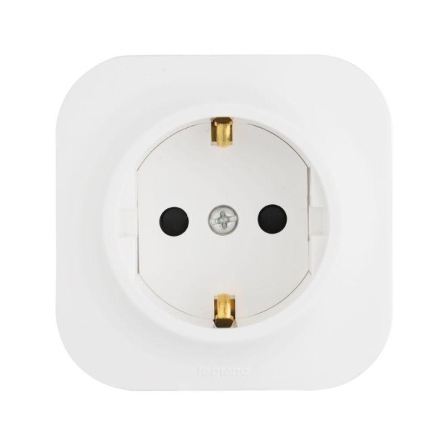 Розетка 1-м ОП Quteo 16А IP20 2P+E с заземл. без защ. шторок бел. IEK 782211 Розетка 1-м ОП Quteo 16А IP20 2P+E с заземл. без защ. шторок бел. IEK 782211