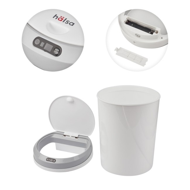 Мусорное ведро с датчиком движения круглое, 12л HALSA