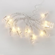 Гирлянда светодиодная Прищепки 10 LED, 1.5 м, прозрачный ПВХ, теплый белый цвет свечения, 2 х АА (батарейки не в комплекте) NEON-NIGHT Гирлянда светодиодная Прищепки 10 LED, 1.5 м, прозрачный ПВХ, теплый белый цвет свечения, 2 х АА (батарейки не в комплекте) NEON-NIGHT