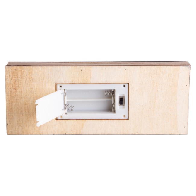 Деревянная фигурка с подсветкой Елочка с оленем 18x7x29 см Деревянная фигурка с подсветкой Елочка с оленем 18x7x29 см