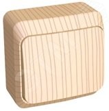 ЭТЮД Переключатель одноклавишный наружный сосна