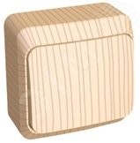 ЭТЮД Переключатель одноклавишный наружный сосна