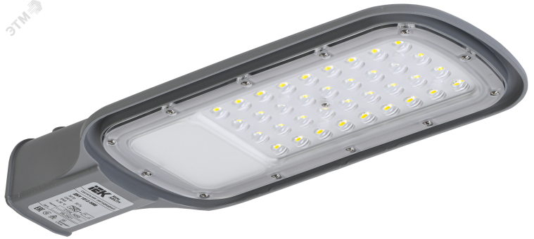 Светильник светодиодный ДКУ 1012-50Ш 5000К IP65 серый