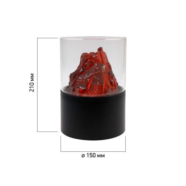 Декоративный светильник Лава Ø 15х21 см, батарейки 3хАА (не в комплекте) Декоративный светильник Лава Ø 15х21 см, батарейки 3хАА (не в комплекте)