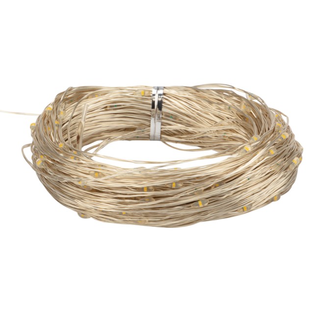 Гирлянда Роса с трансформатором 100 м, 1000 LED, теплое белое свечение NEON-NIGHT