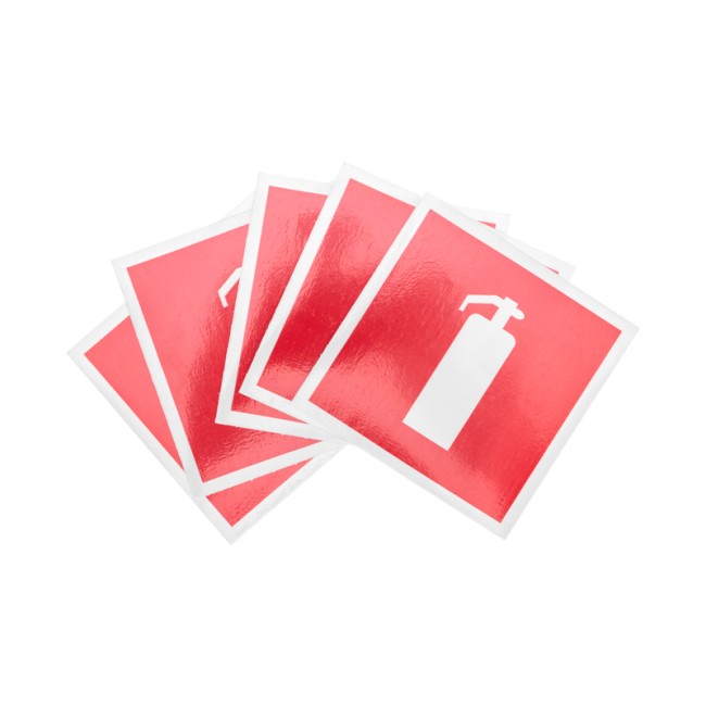 Наклейка знак пожарной безопасности "Огнетушитель"100*100 мм Rexant