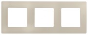 ETIKA Рамка 3 поста слоновая кость
